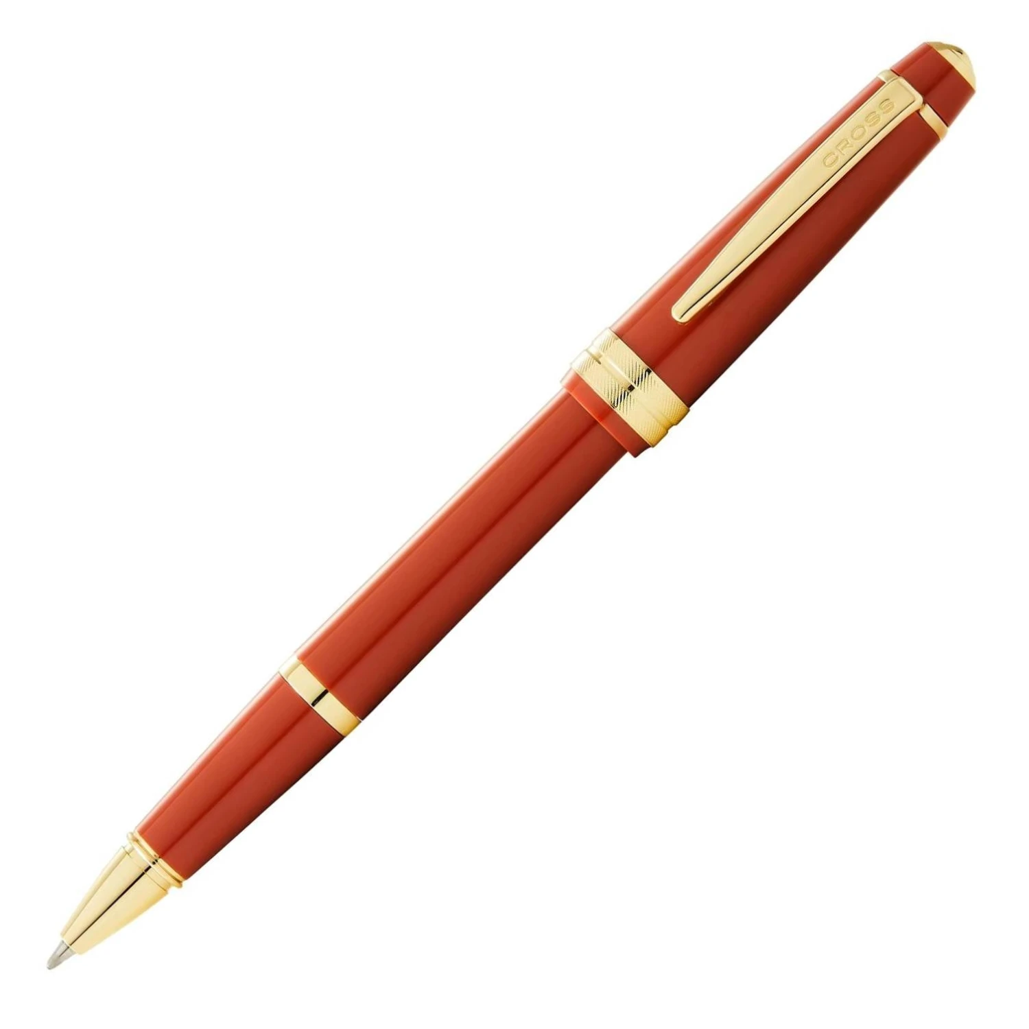 Brand new π Cross Bailey Light Rollerball Pen, Polished Amber & Gold π§¨