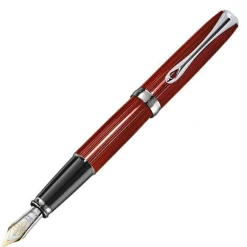 Outlet 🤩 Diplomat Excellence A2 Fountain Pen, 14K Gold Nib, Magma Red 😍
