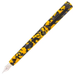Hot Sale 😀 Tibaldi Perfecta LP Vinyl Yellow Fountain Pen, Extra Fine Nib 💯
