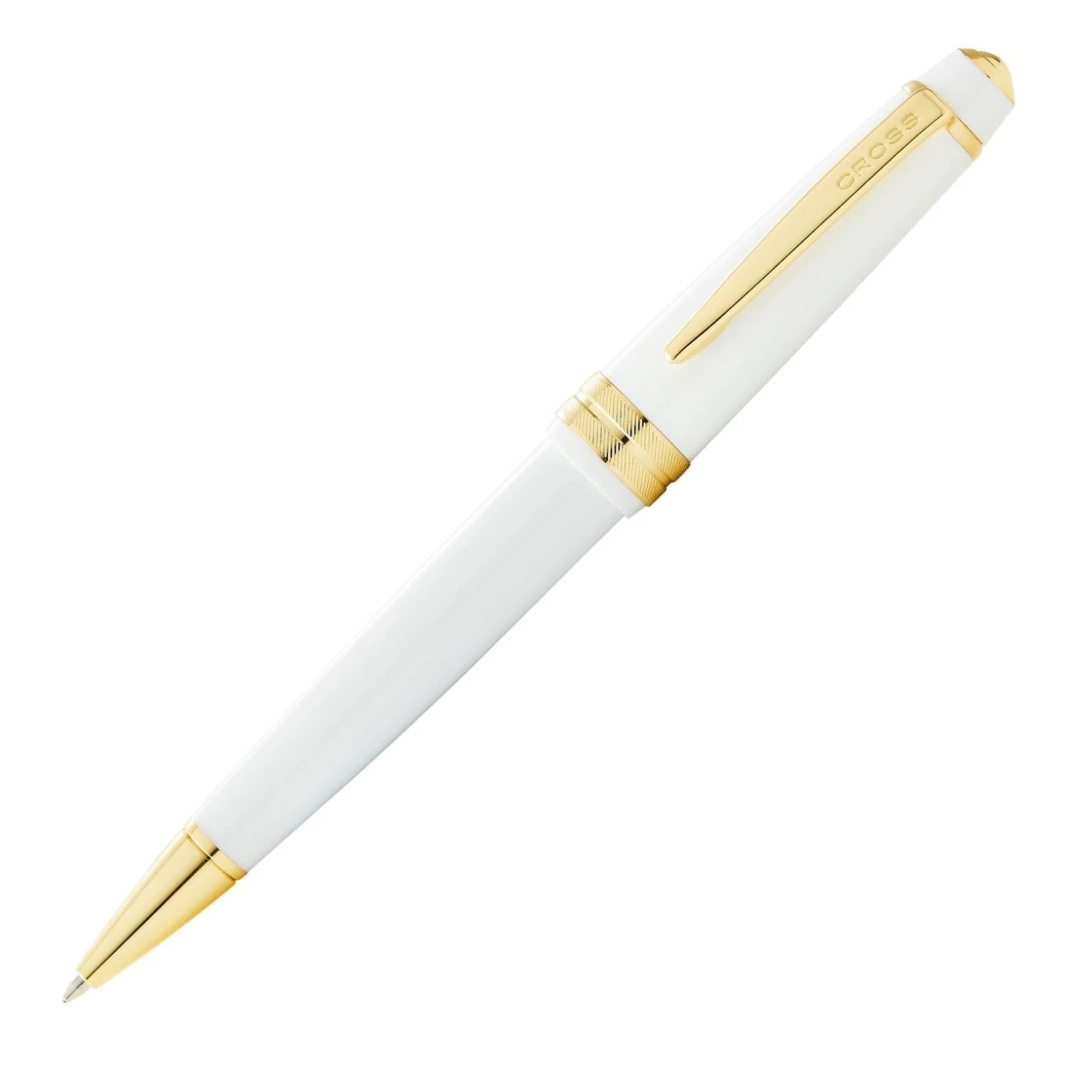 Best Pirce ๐คฉ Cross Bailey Light Ballpoint Pen, Polished White & Gold โจ
