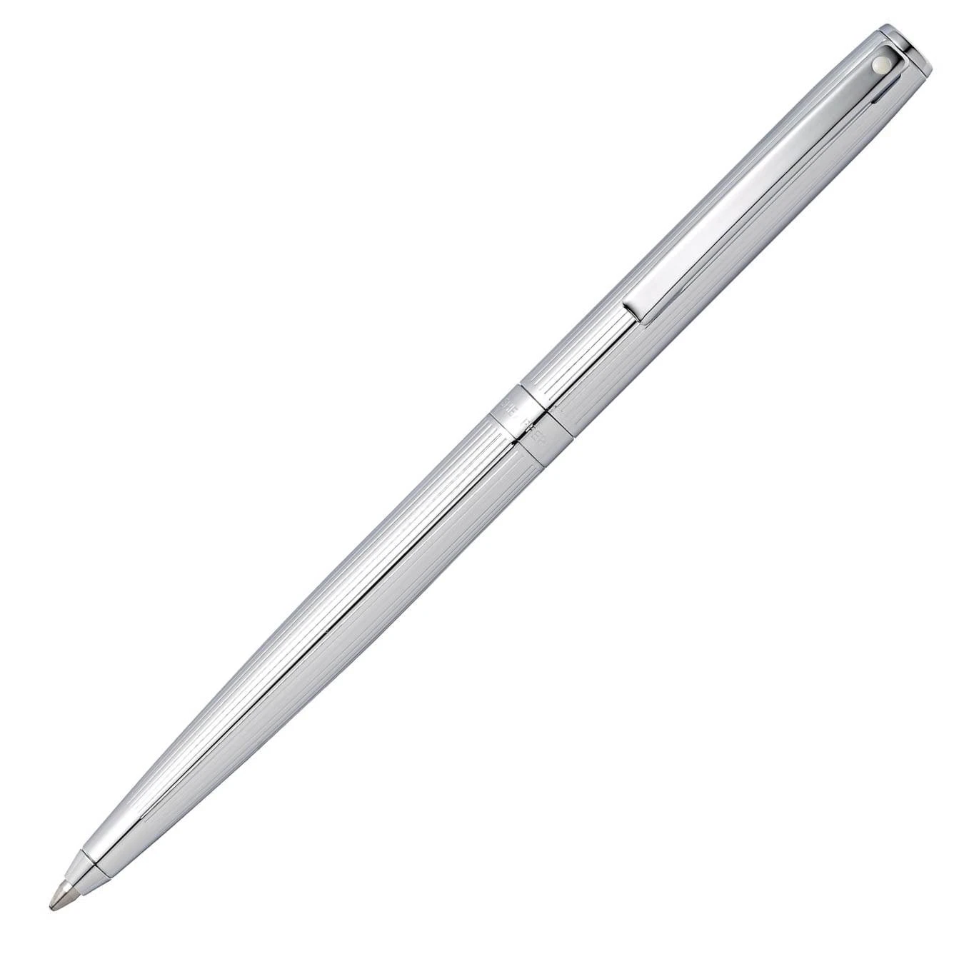 Deals βοΈ Sheaffer Sagaris Ballpoint Pen, Fluted Chrome π―